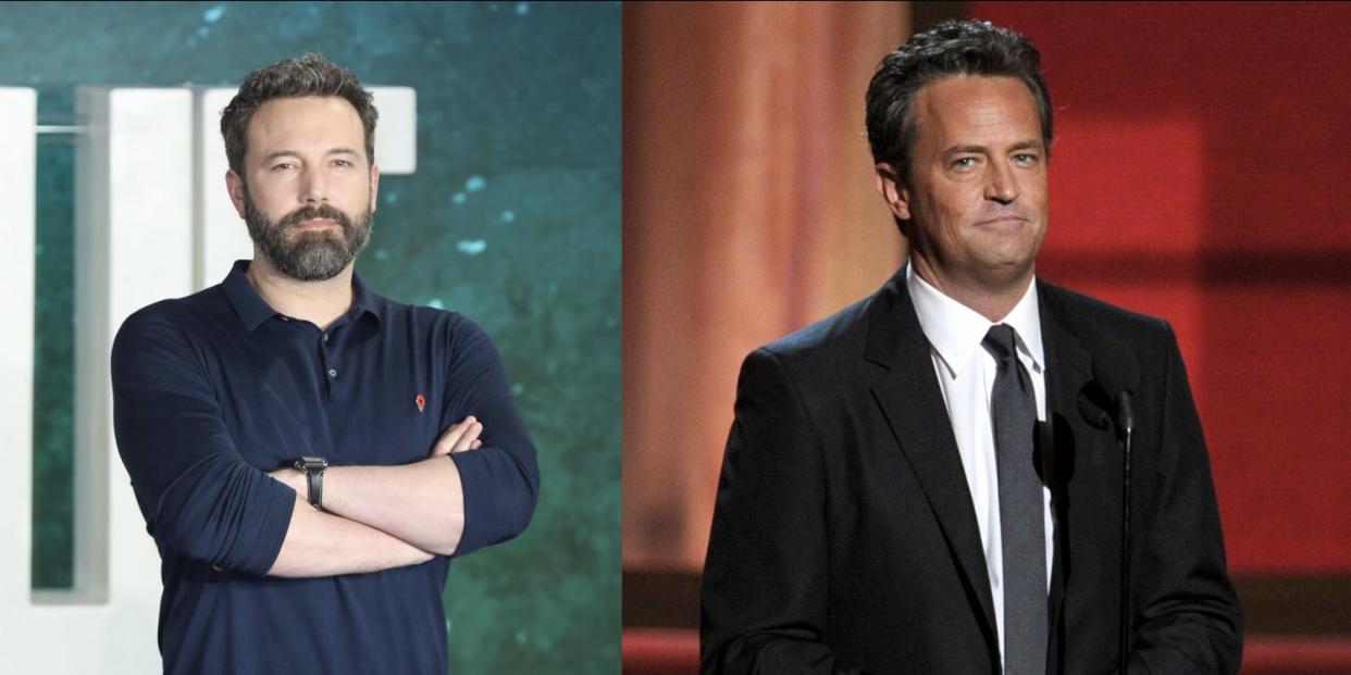 Ben Affleck (left) and Matthew Perry (right)