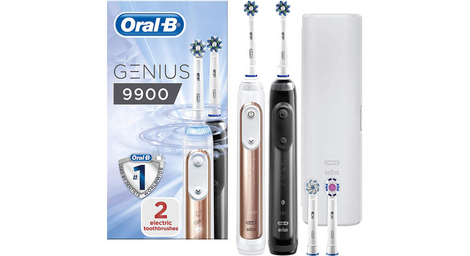 Oral-B Genius 9900 Set of 2 Electric Toothbrushes 