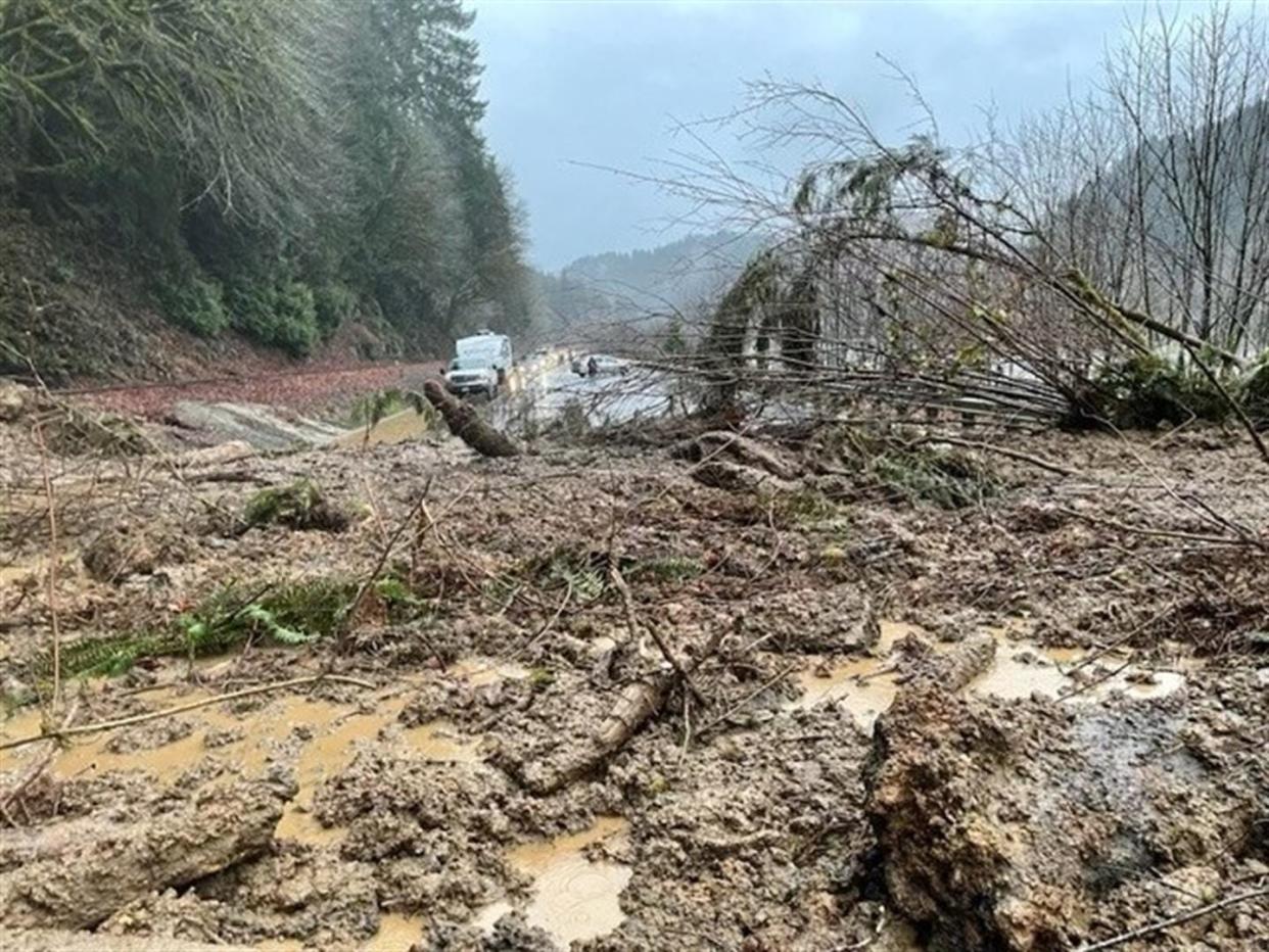 A landslide closed Highway 126 West between Mapleton and Florence for nearly a day. It reopened Tuesday, Dec. 21.