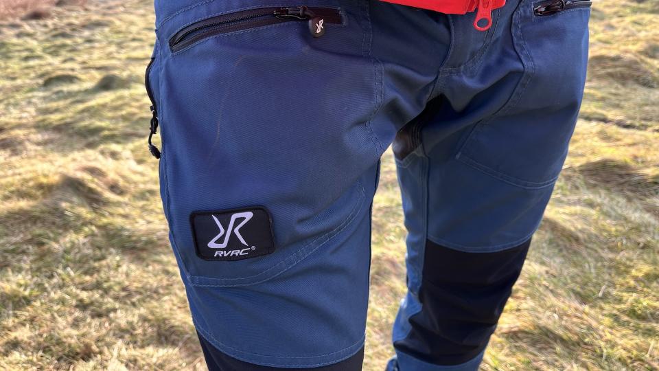 Man wearing Revolution Race Nordwand Pro hiking pants