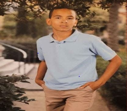 Mathew Dubose, 12, was last seen leaving Arizona Desert Elementary School in Tolleson on Wednesday afternoon. Dubose is 5"7'  with brown eyes, brown curly hair, wears glasses and was last seen riding his bicycle.