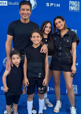 <p>Courtney Lopez/Instagram</p> The couple share three children together — Santiago, 4, Dominic, 10, and Gia, 13.