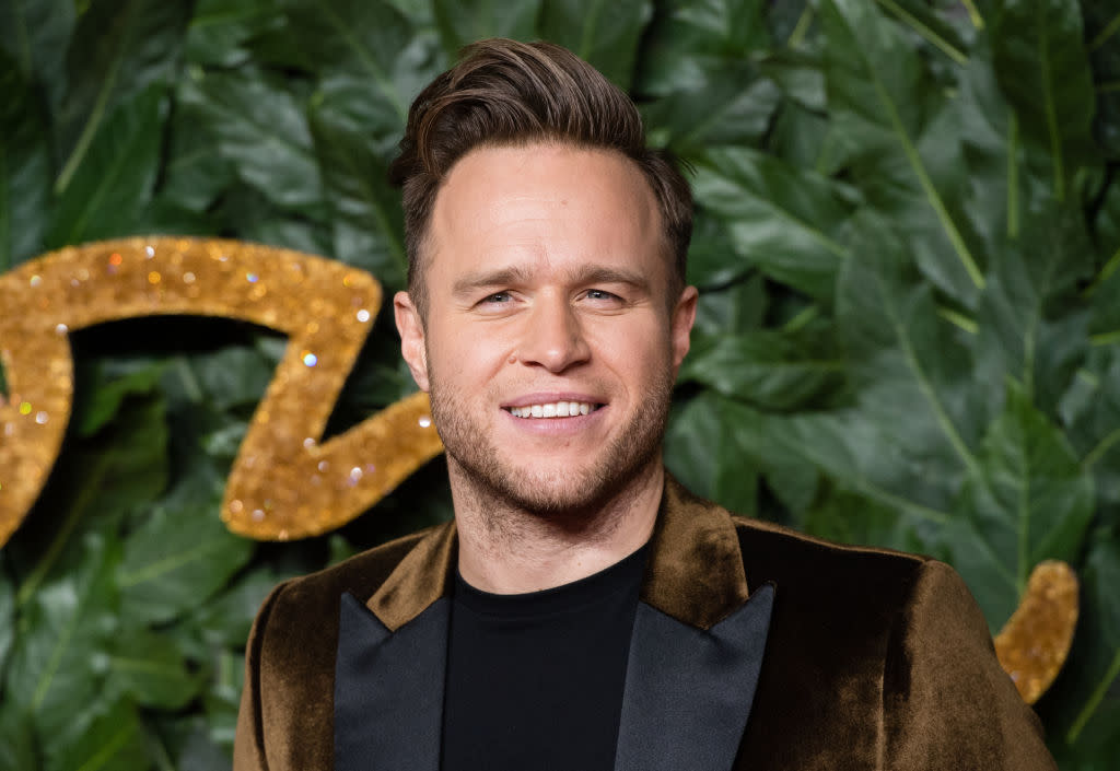 Olly Murs has given a first glimpse at his impressive body transformation (Getty)
