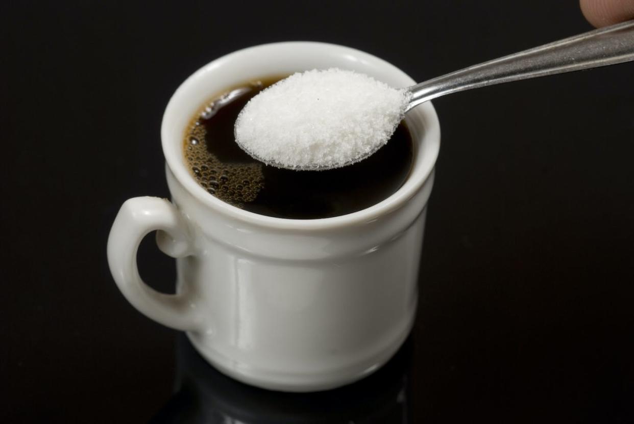 Research on possible links between aspartame consumption and cancer is ongoing and far from conclusive. <a href="https://www.gettyimages.com/detail/photo/coffee-royalty-free-image/95061040?phrase=artificial%2Bsweetener" rel="nofollow noopener" target="_blank" data-ylk="slk:celsopupo/iStock via Getty Images Plus;elm:context_link;itc:0;sec:content-canvas" class="link ">celsopupo/iStock via Getty Images Plus</a>