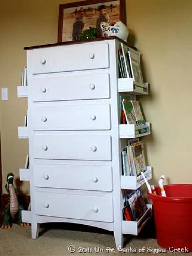 Add Shelving to a Dresser's Sides