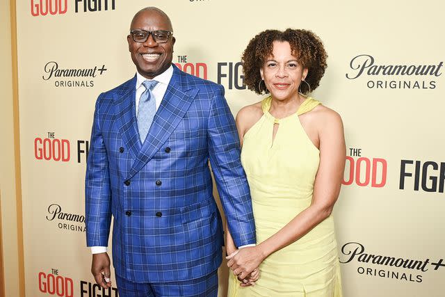 <p>Bryan Bedder/Getty Images </p> Andre Braugher and Ami Brabson