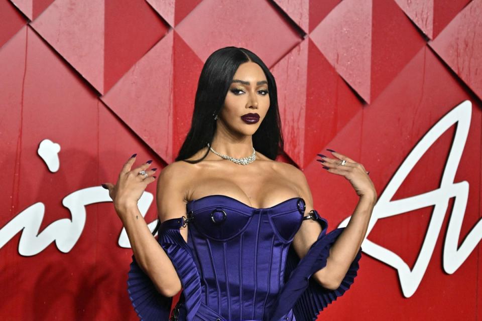 Since the viral race row which caused her to be dropped from the campaign, Bergdorf has gone on to improve visibility for the trans community worldwide (AFP via Getty Images)