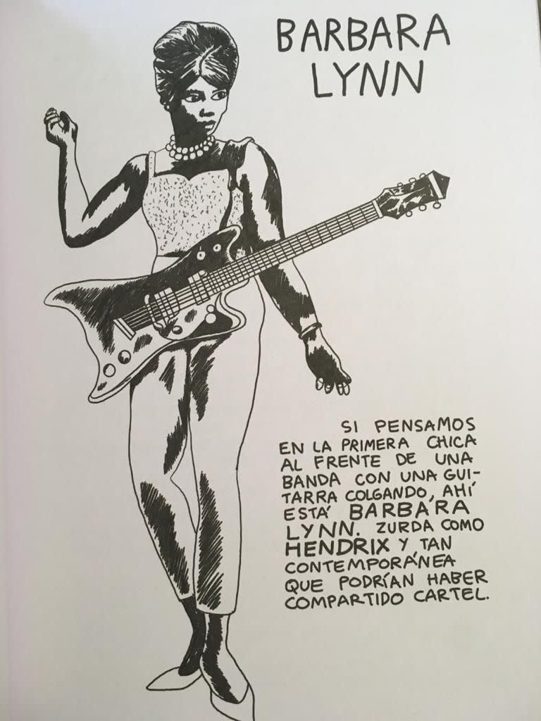 Mostras del rock, un libro en formato historieta ilustrado por Powerpaola en base a la investigación realizada por la cantante Barbi Recanati