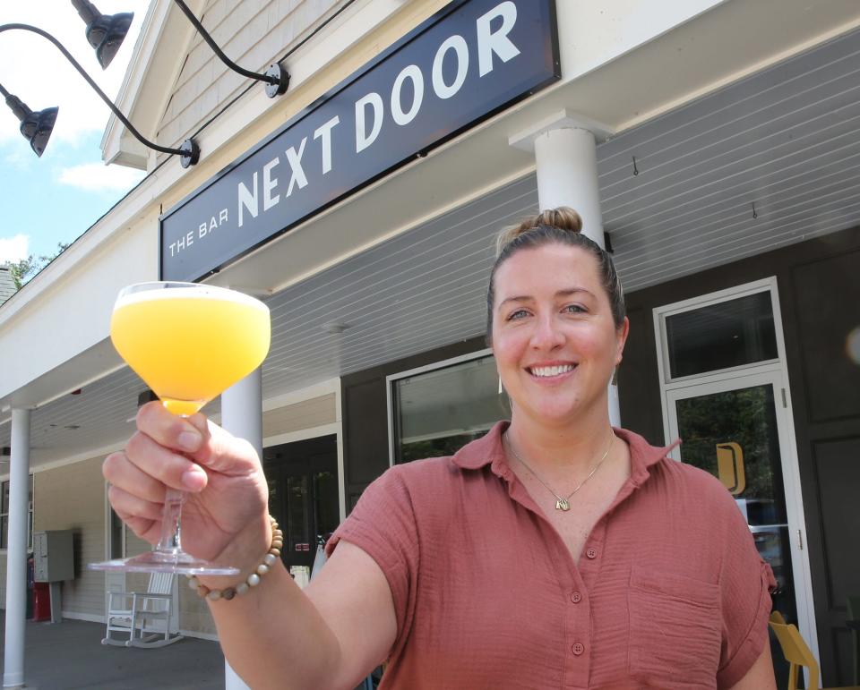 Kiersten Mayes raises a glass to the new eatery she and her husband John Ernst are opening in York.