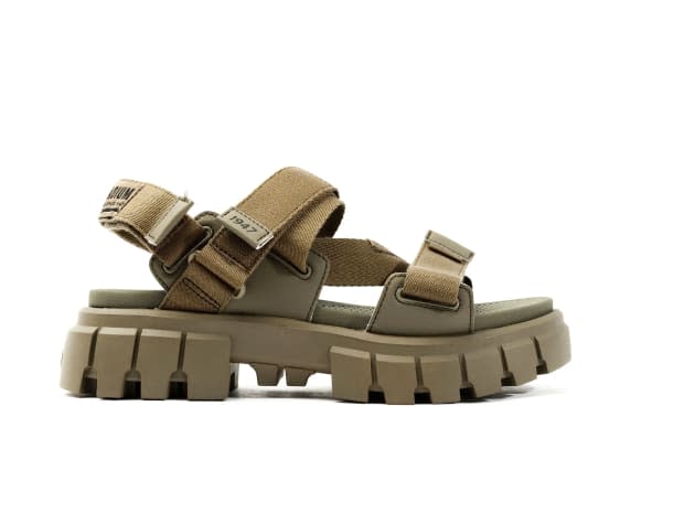 <p>Palladium Mono Revolt Sandal, $90, <a href="https://palladiumboots.com/collections/womens-sandals-slides/products/98578-377-m" rel="nofollow noopener" target="_blank" data-ylk="slk:available here;elm:context_link;itc:0;sec:content-canvas" class="link ">available here</a></p>