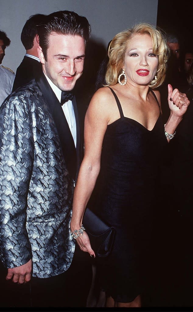 David Arquette and Ellen Barkin