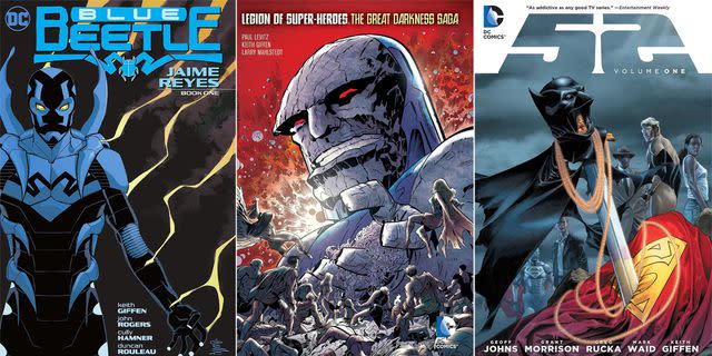 DC Comics (3) 'Blue Beetle,' 'The Great Darkness Saga,' and '52' were among Keith Giffen's many iconic superhero comics