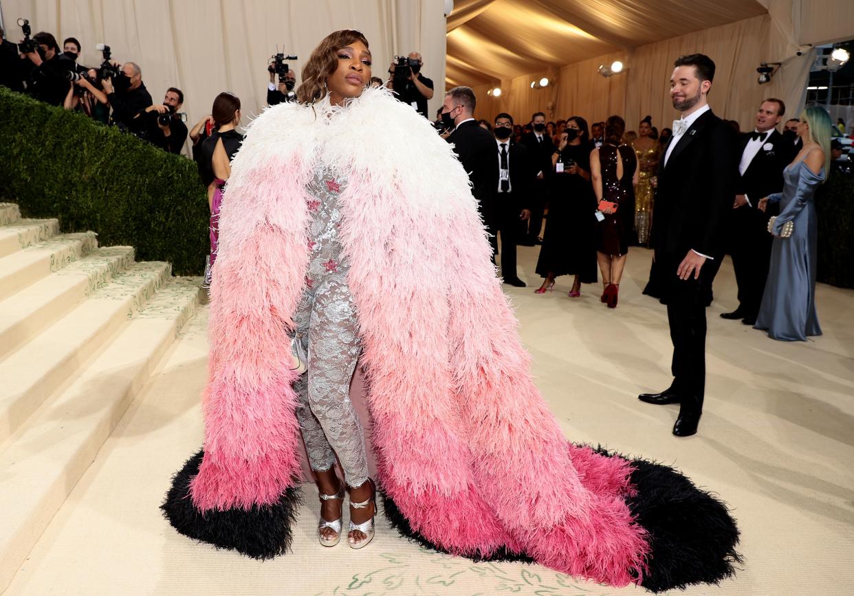 Serena Williams attends The 2021 Met Gala Celebrating In America: A Lexicon Of Fashion at Metropolitan Museum of Art on Sept. 13, 2021 in New York.