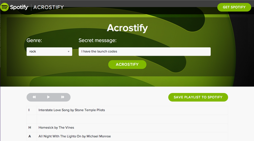 Acrostify screenshot