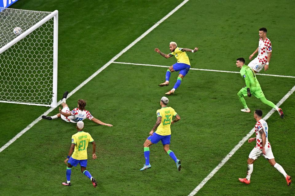 Gol de Neymar, Qatar, Brasil