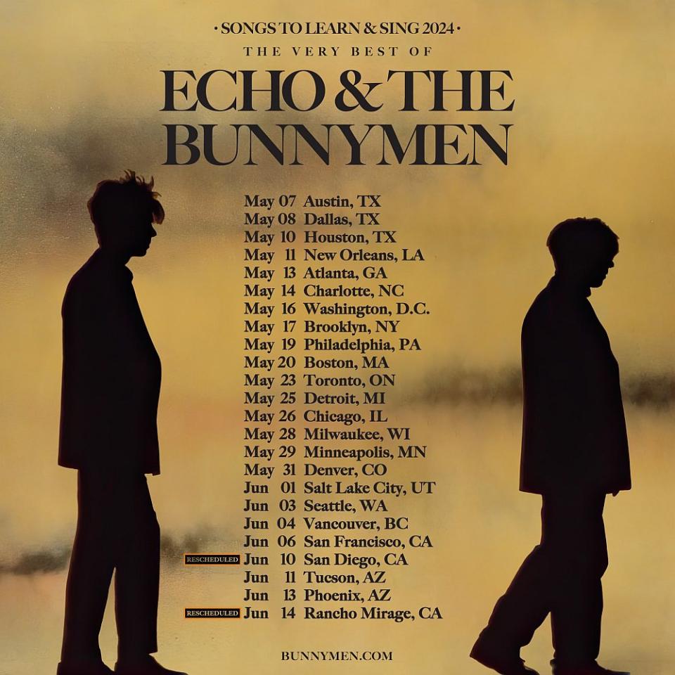 Echo & The Bunnymen Announce 2024 North American Tour