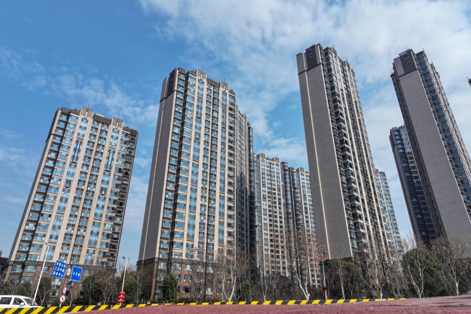 Der chinesische Immobiliensektor steckt seit 2021 in der Krise. - Copyright: Costfoto/NurPhoto/Getty Images