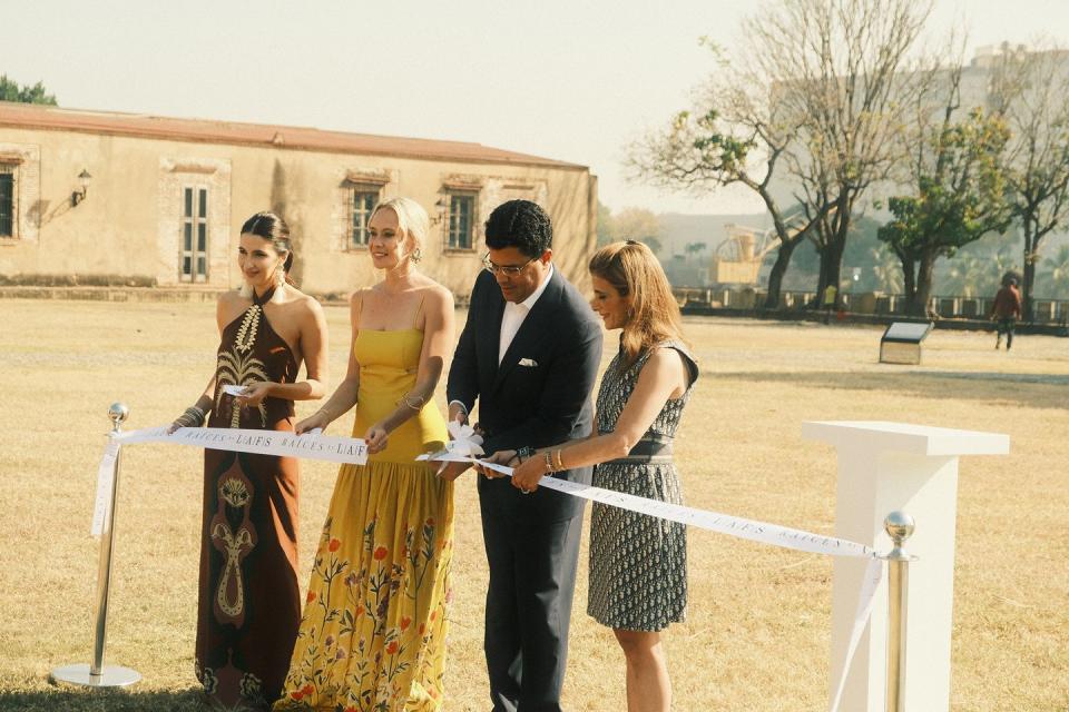 estefania lacayo, samantha tams, david collado and ligia bonetti