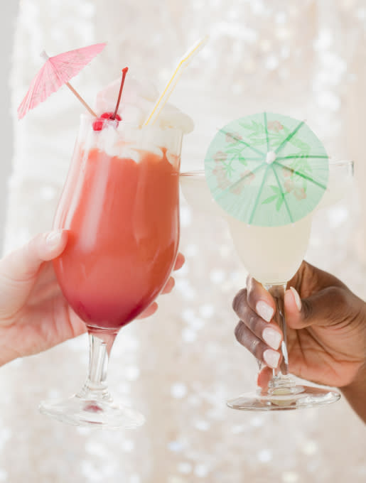 Do you like piña coladas? Then you'll like these paper umbrella versions of the daiquiri.