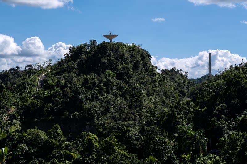 Telescope collapses in Puerto Rico