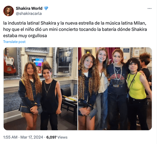 <p>Twitter/ X: ShakiraWorld</p>