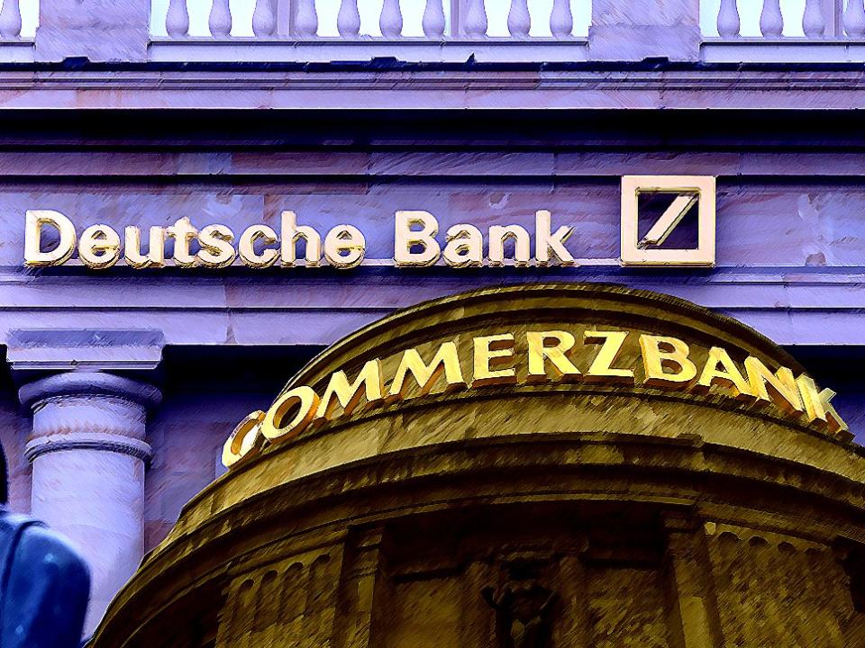 Deutsche Bank und Commerzbank Collage