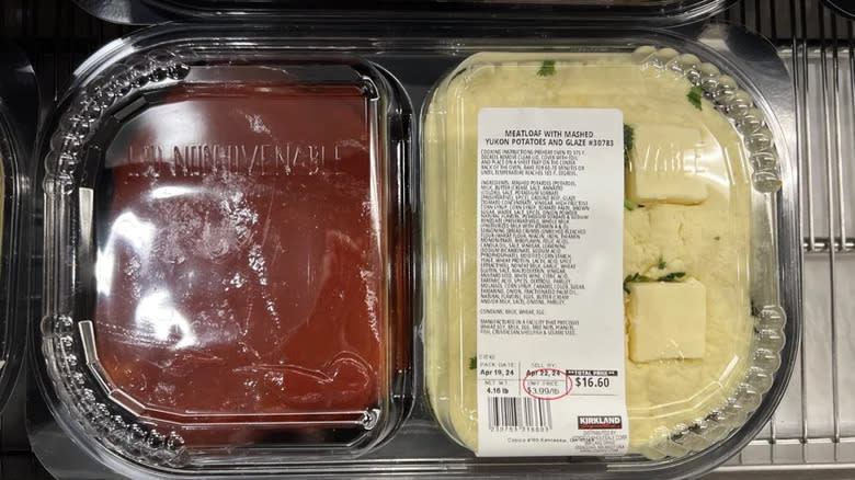 Costco meatloaf and mashed potatoes premade meal