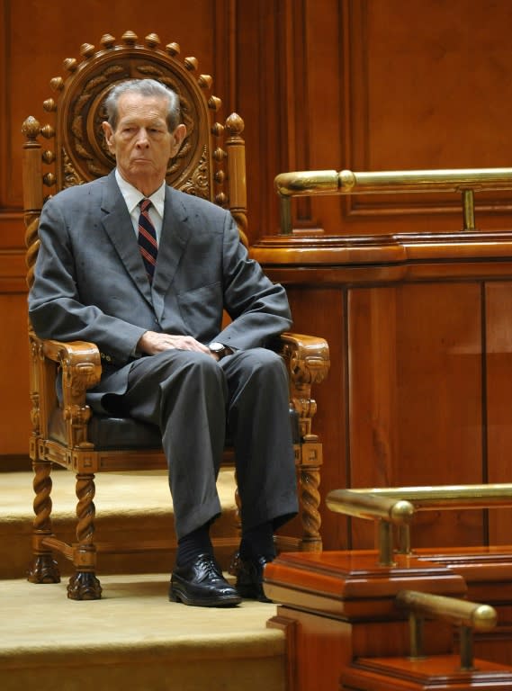King Michael I of Romania gave his first parliamentary speech since being deposed in October 2011 on his 90th birthday