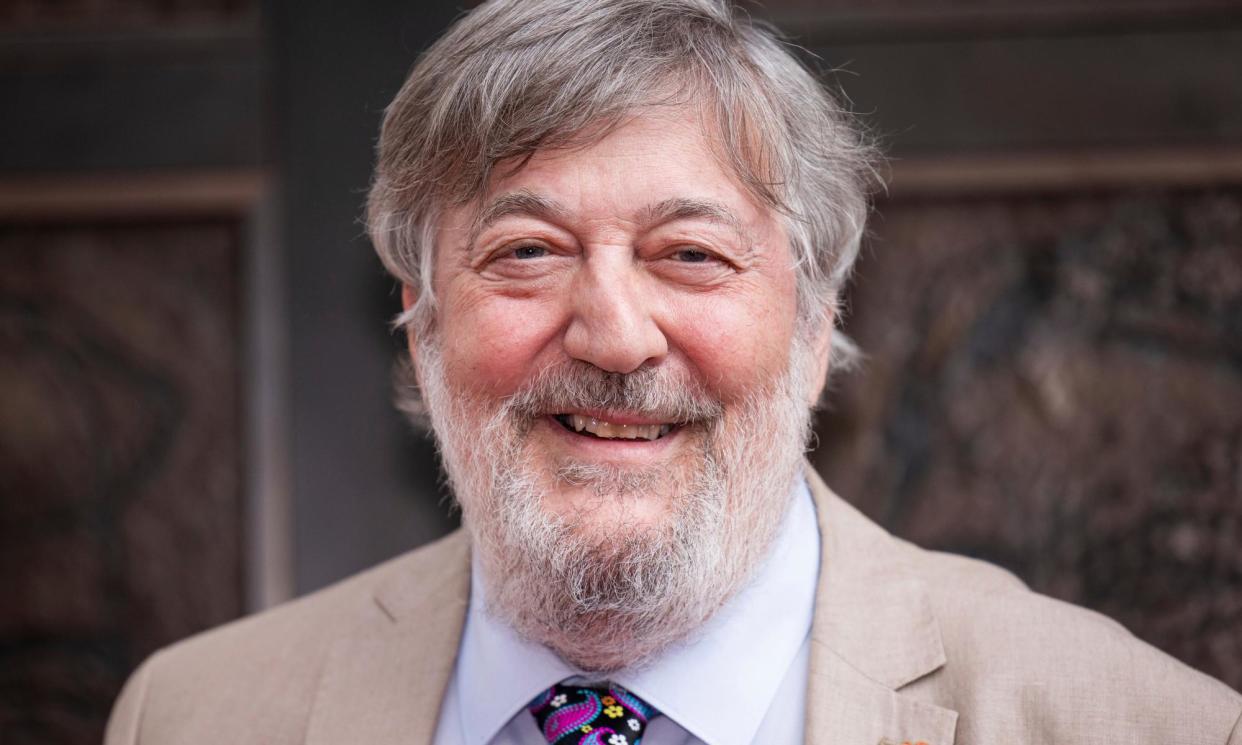 <span>Spry … Stephen Fry.</span><span>Photograph: Vianney Le Caer/Invision/AP</span>