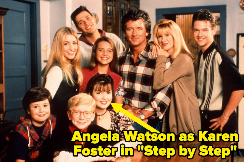 The cast of "Step by Step"