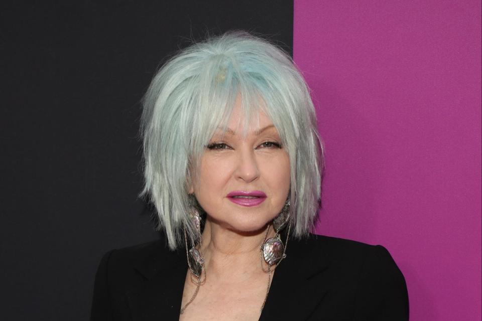 Cyndi Lauper, who has just announced her ‘Girls Just Wanna Have Fun’ Farewell Tour, pictured in New York in April 2024 (Getty Images)