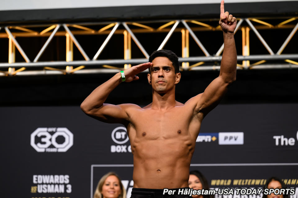 Jafel Filho UFC 286 Ceremonial Weigh-ins