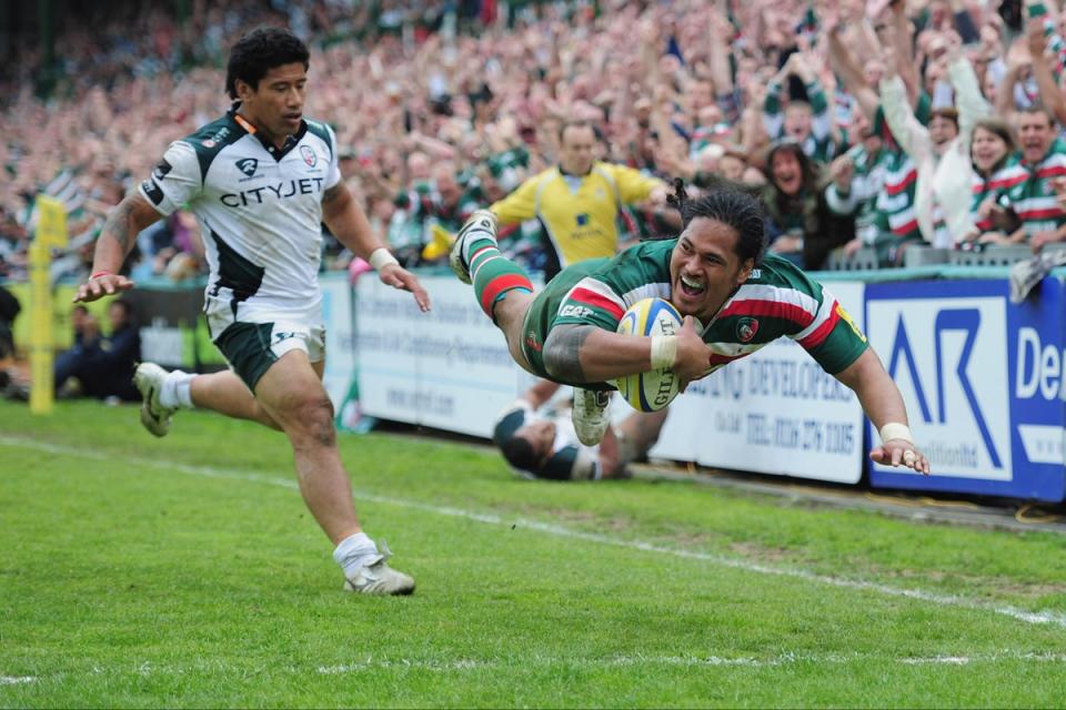 Manu’s older brother Alesana Tuilagi became a cult hero for Leicester Tigers (Getty)