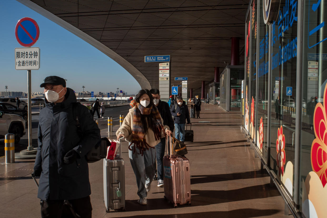 China could see as many as 25,000 deaths a day from Covid-19 later in January, casting a shadow over the start of the first Lunar New Year festivities without pandemic restrictions.  (Bloomberg via Getty Images)