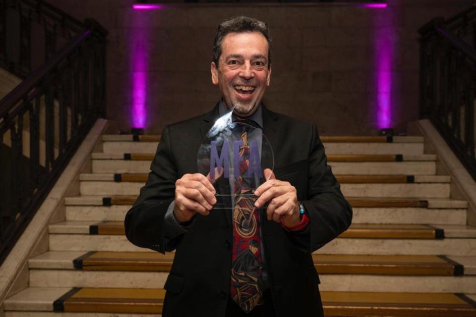 Campaigns editor David Cohen collected the award at a dinner held last night at the iconic Banking Hall in the City (The Independent)