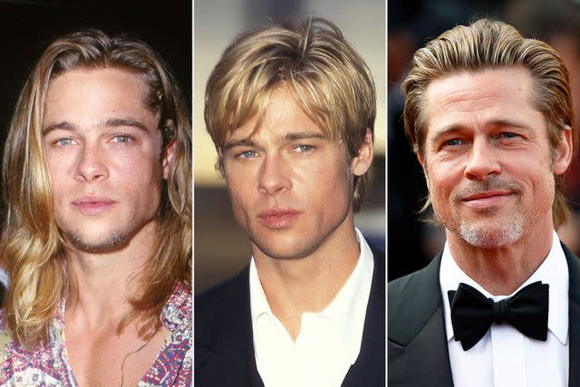 <p>Ron Galella/Getty; SGranitz/WireImage; John Phillips/Getty</p> Brad Pitt in 1993; Brad Pitt in 1997; Brad Pitt in 2019
