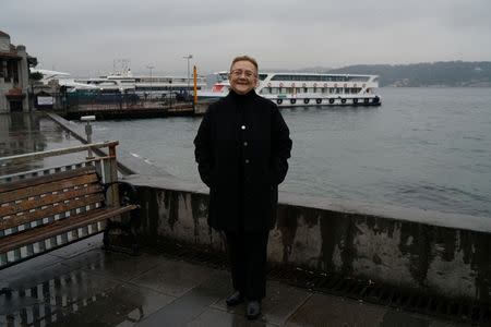 Mucella Yapici, who was called in last month by police to face more questions about her role in Turkey's Gezi Park protests, poses in Istanbul, Turkey, December 17, 2018. REUTERS/Umit Bektas