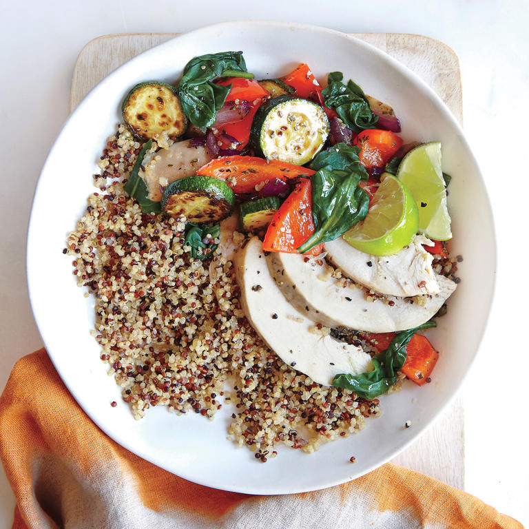 Fresh Vegetable Quinoa Bowl