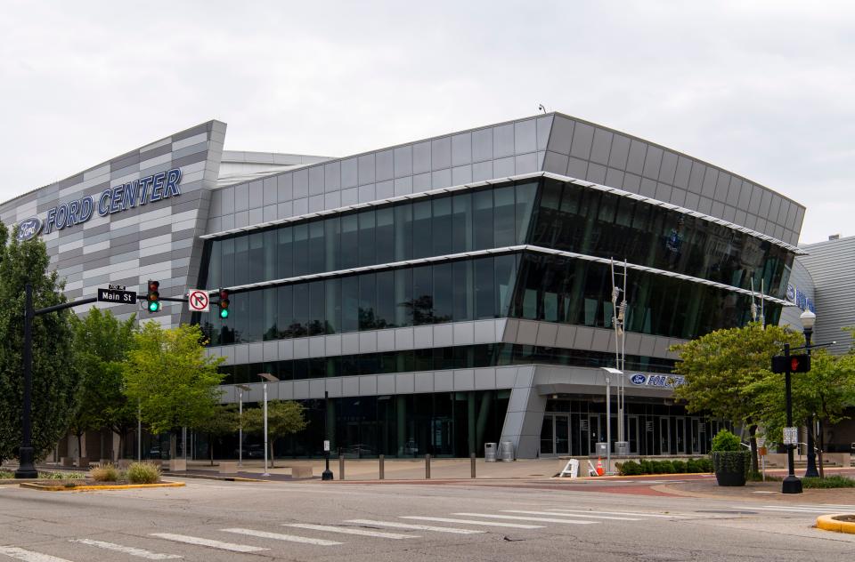 Ford Center, located at 1 SE Martin Luther King Jr. Blvd., is an indoor arena that opened in November 2011 and hosts multiple events in Downtown Evansville, Indiana.
