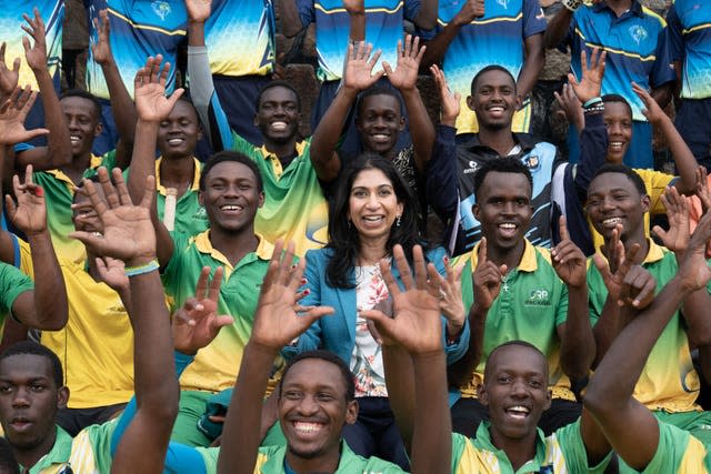 Suella Braverman visit to Rwanda