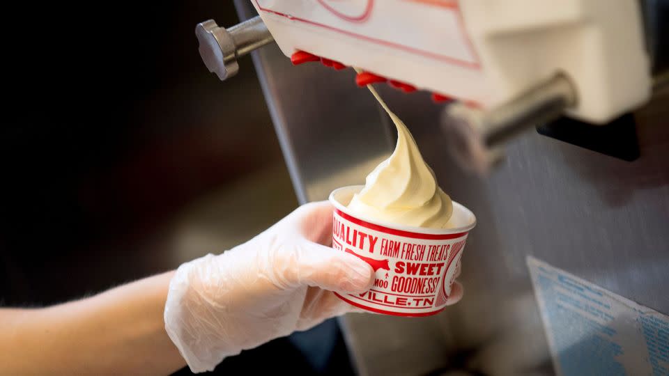 Local dairy Cruze Farm offers seriously delicious soft-serve ice cream. - Calvin Mattheis/Knoxville News Sentinel/USA Today Network