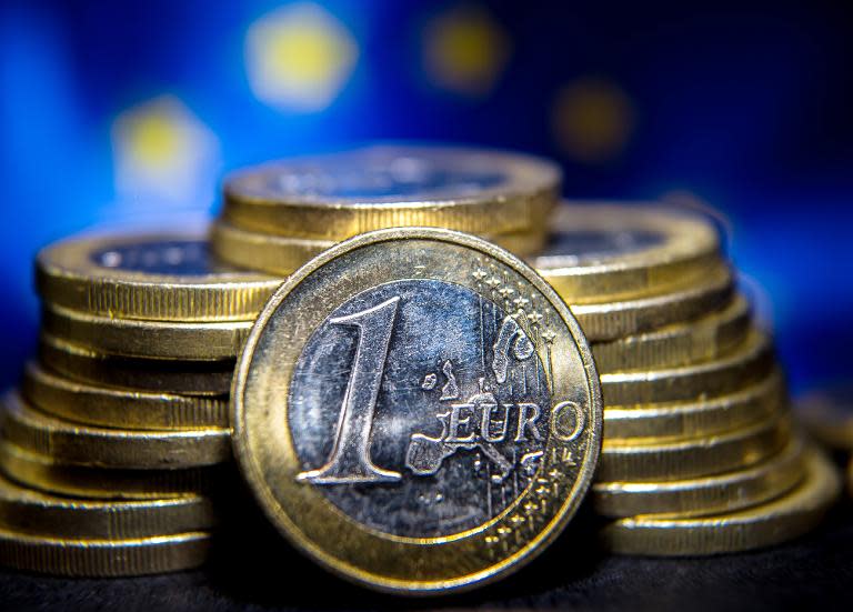 The euro was boosted by data showing eurozone inflation climbed to 0.3 percent in May -- the first rise in five months