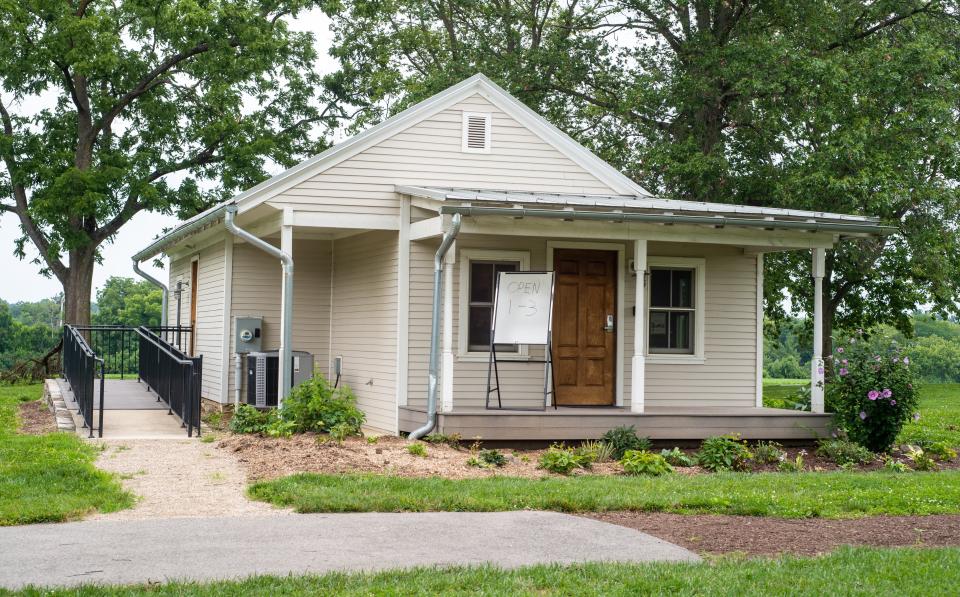 What Heritage Interpreters believe is the first framed house in Dublin stands at Ferris-Wright Park.