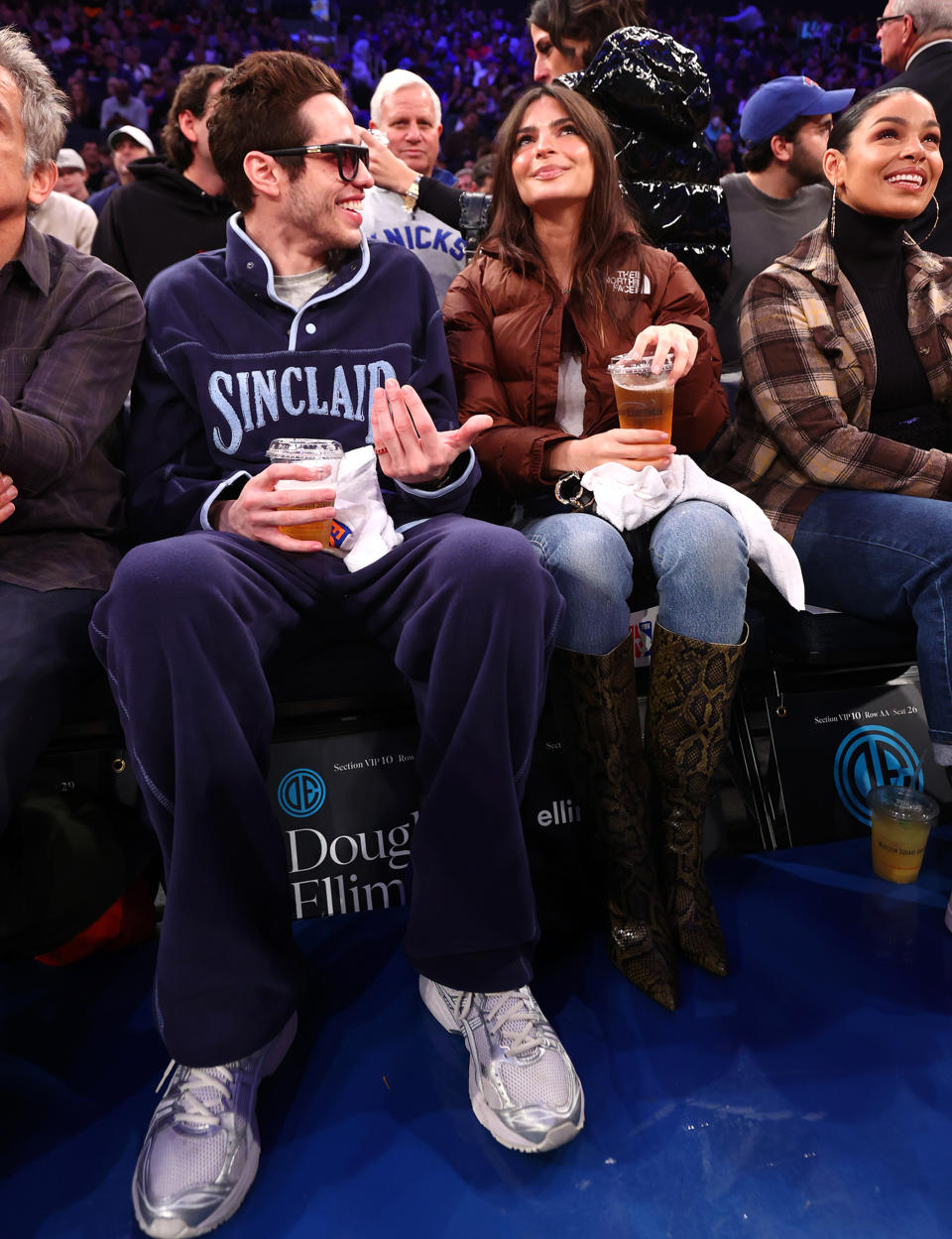 Pete Davidson and Emily Ratajkowski (Nathaniel S. Butler / Getty Images)