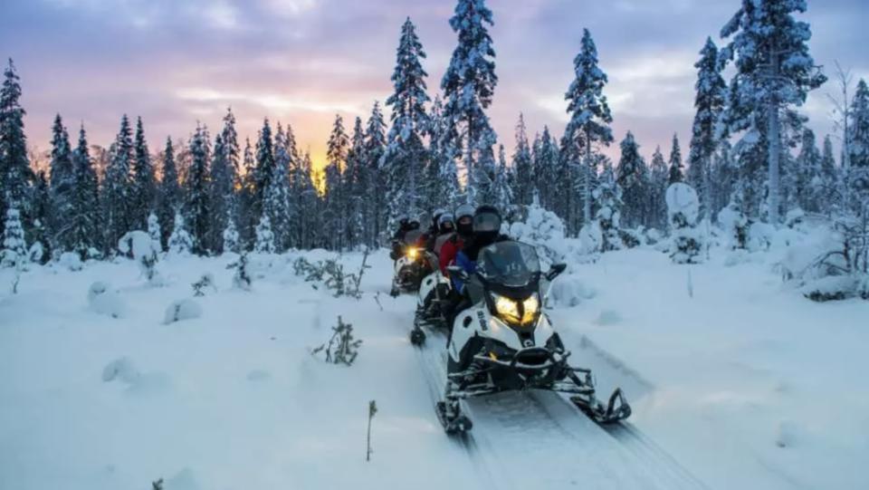 5% Off | Rovaniemi Finland | Animals Sleigh & Snowmobile Adventure. (Photo: KKday SG)