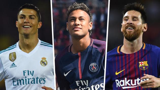 Kaká diz que Neymar não é tão completo quanto Cristiano Ronaldo