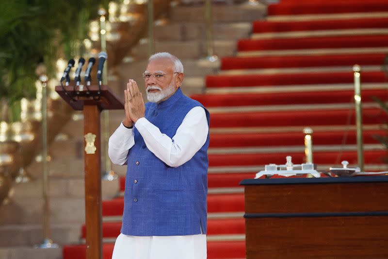 India's PM Modi set to take oath for third time