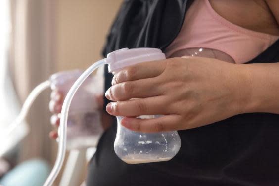 More than half of breastfeeding mothers have been forced to express in an unsuitable place (Getty/iStock)