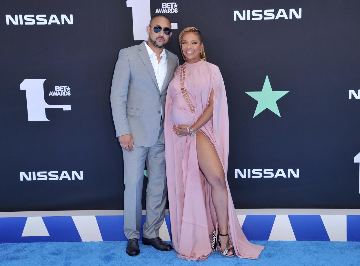 “Real Housewives of Atlanta” star Eva Marcille, right, filed for divorce from husband Michael Sterling last week after four years of marriage.