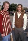 <p>Michael Rapaport poses with Brad at the Independent Spirit Awards. The comedian and Brad were part of the ensemble cast for Quentin Tarantino and Tony Scott's 1993 hit<em> True Romance</em>.</p>